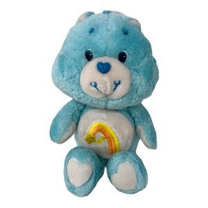 Kenner Care Bears Plush Blue Wish Bear 13" Shooting Star Design Vtg '83 Soft Toy